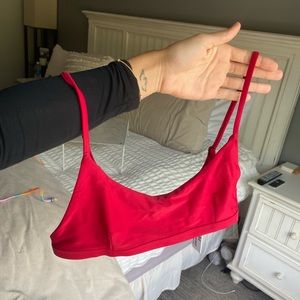 Bright swimwear red Bikini top!